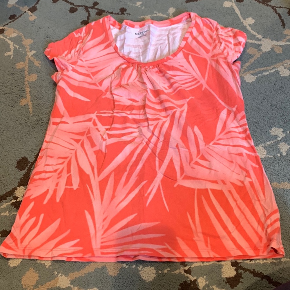 Leaf detail t-shirt